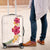 Hawaiian Plumeria and Hibiscus Luggage Cover White Mode