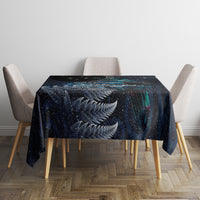 New Zealand Tui Bird Tablecloth Matariki Poetry Pattern Galaxy Style