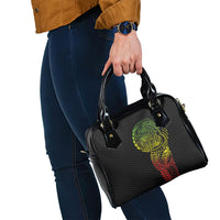 Hawaiian Traditional Tattoos Shoulder Handbag Kakau Tribal Tropical Plant Motif Kanaka Maoli Flag Color Inspired LT03 - Polynesian Pride