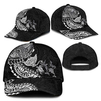 Hawaiian Kakau Tribal Sea Animals Tattoos Classic Cap Black Color