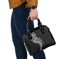 Hawaiian Kakau Tribal Sea Animals Tattoos Shoulder Handbag Black Color LT03 - Polynesian Pride
