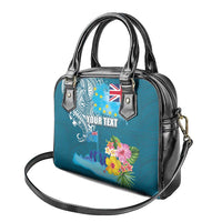 Personalised Tuvalu Independence Day Shoulder Handbag Tuvaluan Tribal Flag Style LT03 - Polynesian Pride