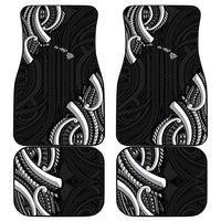 Traditional Art Hawaiian Kakau Tattoos Car Mats White - Polynesian Pride