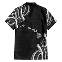 Traditional Art Hawaiian Kakau Tattoos Hawaiian Shirt White - Polynesian Pride