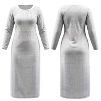 Samoa Lotu Tamaiti Family Matching Long Sleeve Bodycon Dress and Hawaiian Shirt Tribal Tatau with Siapo Pattern