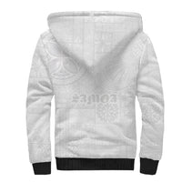 Samoa Lotu Tamaiti Sherpa Hoodie Tribal Tatau with Siapo Pattern