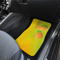 Hawaiian Mango Car Mats Polynesian Art Pattern and Kakau Tattoo
