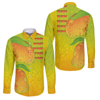 Hawaiian Mango Family Matching Puletasi and Hawaiian Shirt Polynesian Art Pattern and Kakau Tattoo