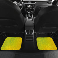 Hawaiian Mango Mele Kalikimaka Car Mats Santa Claus Surfing with Turtle Mango Christmas