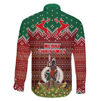 Vanuatu Christmas Family Matching Tank Maxi Dress and Hawaiian Shirt Pig Tusk Beautiful Merry Xmas Snowflake LT03 - Polynesian Pride