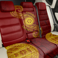 Tonga Ha'apai High School Back Car Seat Cover Ngatu and Maori Ethnic Tribal Pattern LT03 - Polynesian Pride