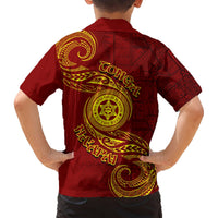 Tonga Ha'apai High School Hawaiian Shirt Ngatu and Maori Ethnic Tribal Pattern LT03 - Polynesian Pride