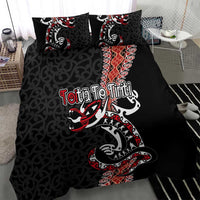 Aotearoa Toitu Te Tiriti Bedding Set Maori Taniwha Haka - Honour the Treaty LT03