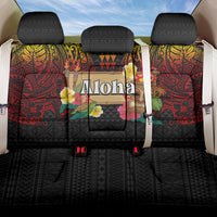 Hawaiian Elements and Polynesian Tattoo Back Car Seat Cover LT03 One Size Black - Polynesian Pride