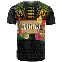 Hawaii Pan-Pacific Festival T Shirt Hawaiian Elements and Polynesian Tattoo