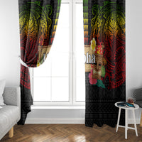Hawaiian Elements and Polynesian Tattoo Window Curtain LT03 - Polynesian Pride