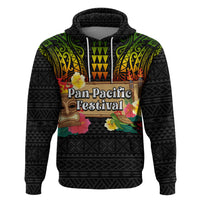 Hawaii Pan-Pacific Festival Zip Hoodie Hawaiian Elements and Polynesian Tattoo