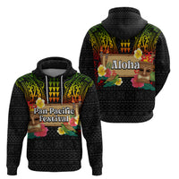 Hawaii Pan-Pacific Festival Zip Hoodie Hawaiian Elements and Polynesian Tattoo
