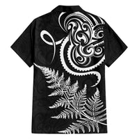 New Zealand Octopus Tattoo and Fern Family Matching Tank Maxi Dress and Hawaiian Shirt Maori Pattern