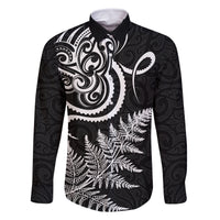 New Zealand Octopus Tattoo and Fern Family Matching Tank Maxi Dress and Hawaiian Shirt Maori Pattern