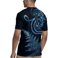 New Zealand Octopus Tattoo and Fern Rugby Jersey Maori Pattern Matariki Style LT03 - Polynesian Pride