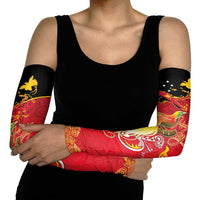Papua New Guinea Independence Day Arm Sleeves Happy Anniversary 50th Bird-of-paradise Melanesian Tattoos - Polynesian Pride