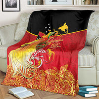 Papua New Guinea Independence Day Blanket Happy Anniversary 50th Bird-of-paradise Melanesian Tattoos - Polynesian Pride