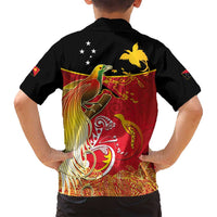 Papua New Guinea Independence Day Family Matching Tank Maxi Dress and Hawaiian Shirt Happy Anniversary 50th Bird-of-paradise Melanesian Tattoos - Polynesian Pride