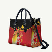 Papua New Guinea Independence Day Leather Bag Happy Anniversary 50th Bird-of-paradise Melanesian Tattoos - Polynesian Pride