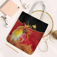 Papua New Guinea Independence Day Tote Bag Happy Anniversary 50th Bird-of-paradise Melanesian Tattoos - Polynesian Pride