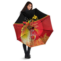 Papua New Guinea Independence Day Umbrella Happy Anniversary 50th Bird-of-paradise Melanesian Tattoos - Polynesian Pride