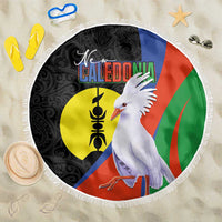 New Caledonia Beach Blanket Kagu Bird and The Seal with Melanesian Culture - Polynesian Pride