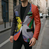 New Caledonia Blazer Kagu Bird and The Seal with Melanesian Culture - Polynesian Pride