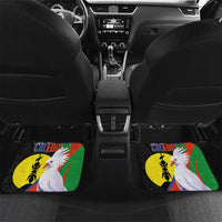 New Caledonia Car Mats Kagu Bird and The Seal with Melanesian Culture - Polynesian Pride