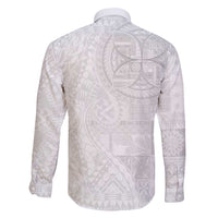 Samoan Culture-Lotu Tamaiti Family Matching Long Sleeve Bodycon Dress and Hawaiian Shirt Siapo and Polynesian Art Tattoos - Polynesian Pride