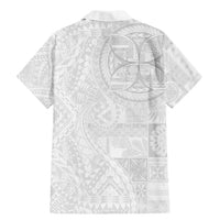 Samoan Culture-Lotu Tamaiti Family Matching Mermaid Dress and Hawaiian Shirt Siapo and Polynesian Art Tattoos - Polynesian Pride