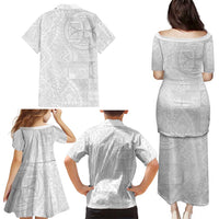 Samoan Culture-Lotu Tamaiti Family Matching Puletasi and Hawaiian Shirt Siapo and Polynesian Art Tattoos - Polynesian Pride