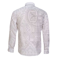 Samoan Culture-Lotu Tamaiti Family Matching Short Sleeve Bodycon Dress and Hawaiian Shirt Siapo and Polynesian Art Tattoos - Polynesian Pride