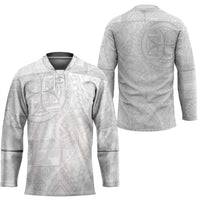 Samoan Culture-Lotu Tamaiti Hockey Jersey Siapo and Polynesian Art Tattoos LT03 - Polynesian Pride