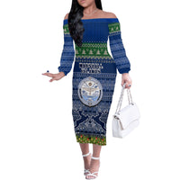 marshall-islands-christmas-family-matching-off-shoulder-long-sleeve-dress-and-hawaiian-shirt-coat-of-arms-and-map-beautiful-merry-xmas-snowflake