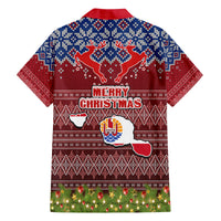 french-polynesia-christmas-family-matching-off-shoulder-long-sleeve-dress-and-hawaiian-shirt-coat-of-arms-and-map-beautiful-merry-xmas-snowflake