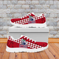 Honolulu Running 2024 Sneakers Marathon Competition - Hula Runner and Kakau Art Tattoo