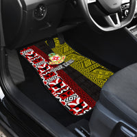 Tonga Kolisi Tonga Car Mats Ngatu and Geometric Pattern LT03 - Polynesian Pride