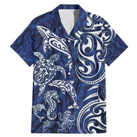 New Zealand Connecting with Seas Family Matching Mermaid Dress and Hawaiian Shirt Maori Tribal and Sea Animals Tattoo - White Glass Style