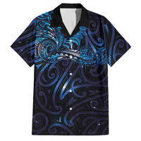 New Zealand New Year-Matariki Family Matching Long Sleeve Bodycon Dress and Hawaiian Shirt Aotearoa Maori Tattoo Galaxy Sky