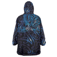 New Zealand New Year-Matariki Wearable Blanket Hoodie Aotearoa Maori Tattoo Galaxy Sky