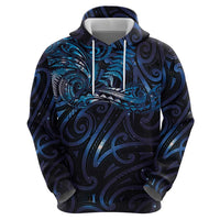 New Zealand New Year-Matariki Zip Hoodie Aotearoa Maori Tattoo Galaxy Sky