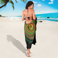 Vanuatu Tribal Tattoo with Namele Leaves Sarong