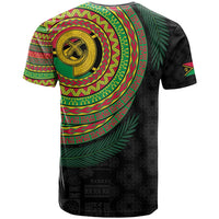 Vanuatu Tribal Tattoo with Namele Leaves T Shirt