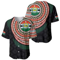 Penama Tribal Tattoo with Namele Leaves Baseball Jersey